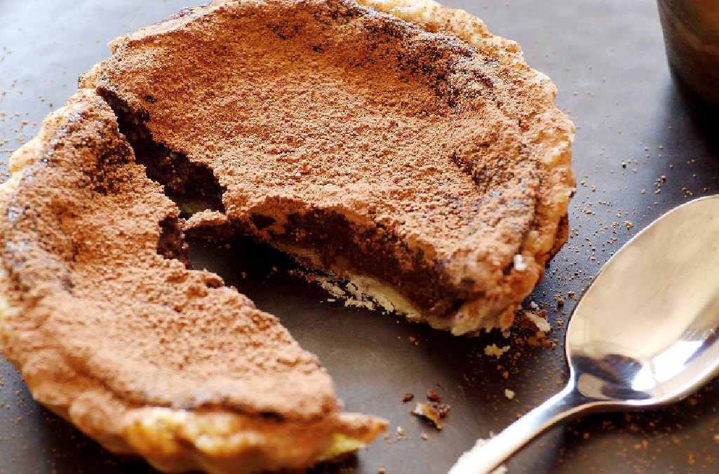 Little chocolate tarts. Little chocolate tarts.